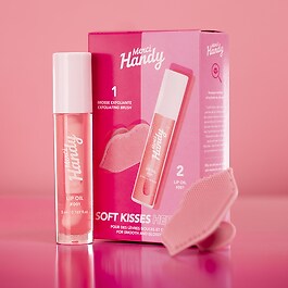Kit Soft Kisses Heroes - Olio per labbra e spazzola esfoliante